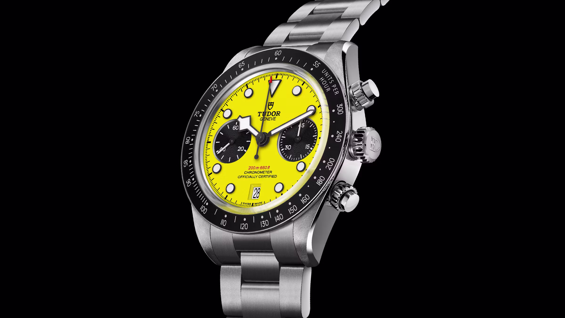 Tudor Finally Shrank the Black Bay Chrono, and Made It Yellow