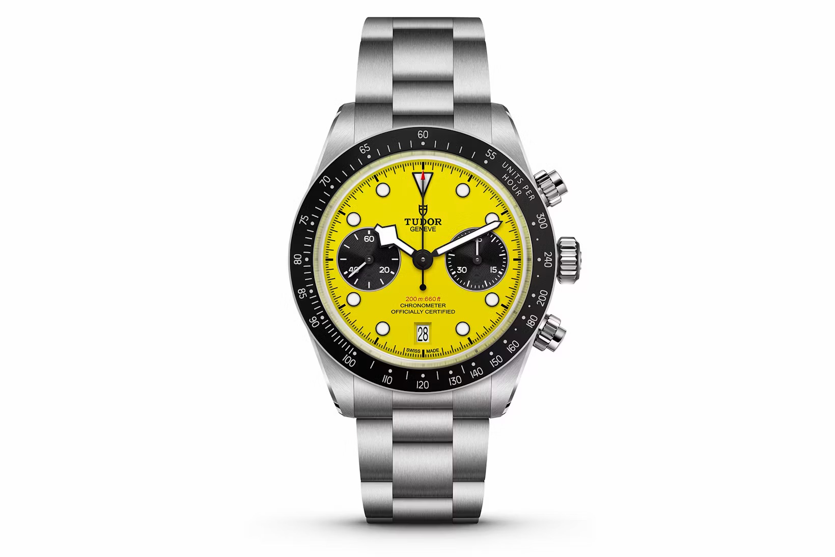 Tudor Finally Shrank the Black Bay Chrono, and Made It Yellow