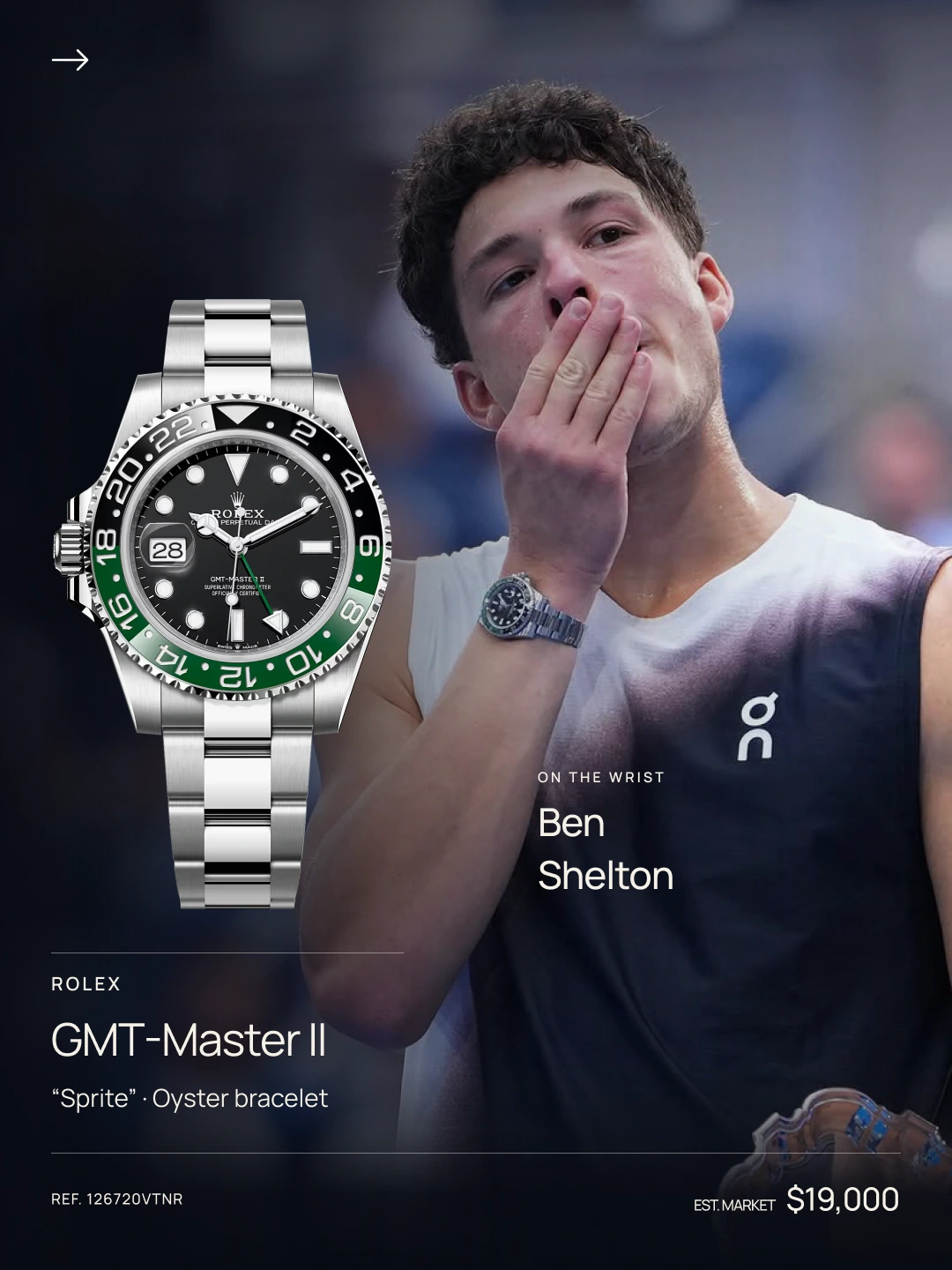 Ben Shelton at the US Open.