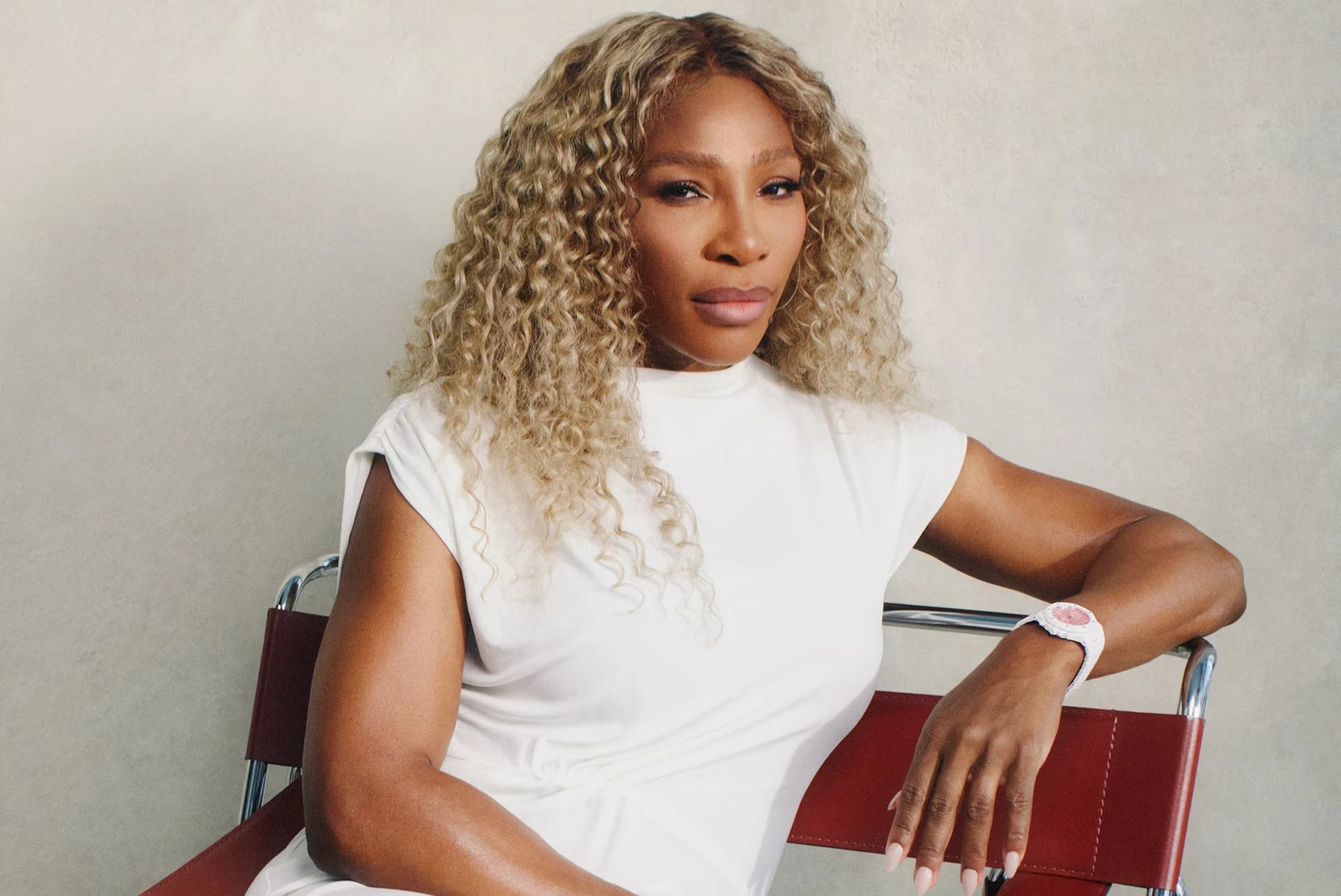 Serena Williams wearing her Audemars Piguet collaboration