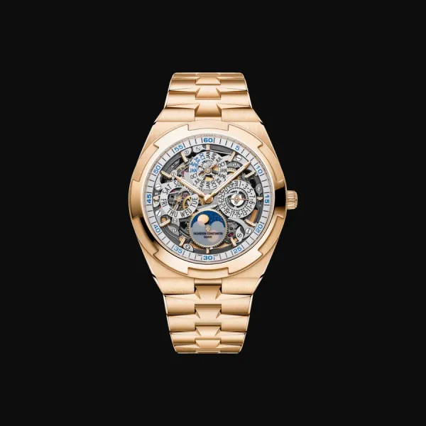 Overseas Perpetual Calendar Ultra-Thin Skeleton Pink Gold