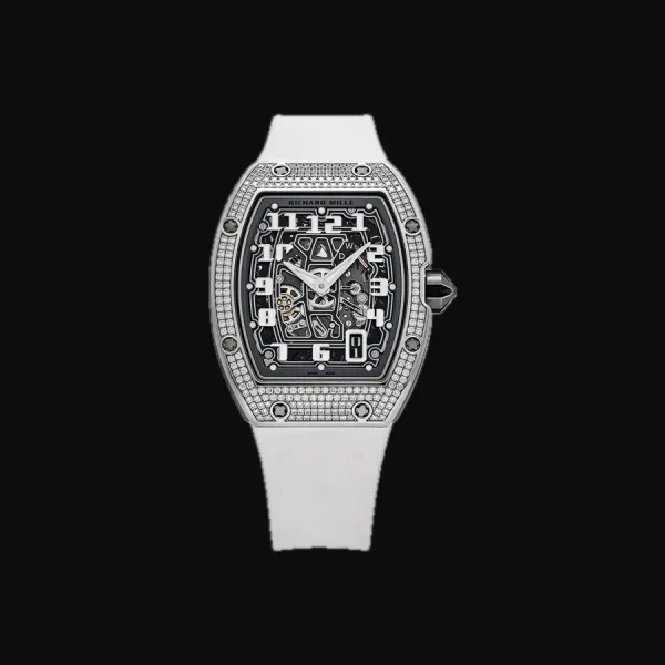 RM 67-01 Extra Flat White Gold Diamond "Diamond Bezel"