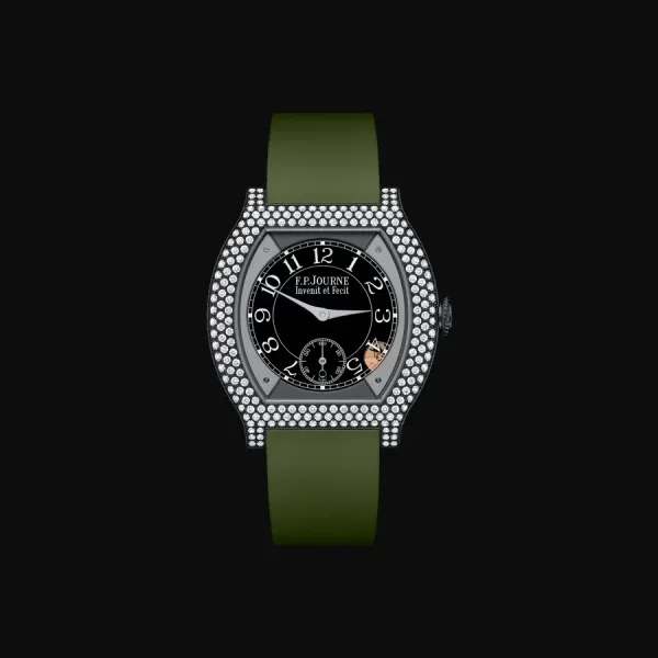 Élégante 40mm Titalyt 12 Rows Diamonds