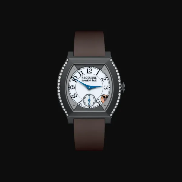 Élégante 40mm Titalyt 2 Rows Diamonds