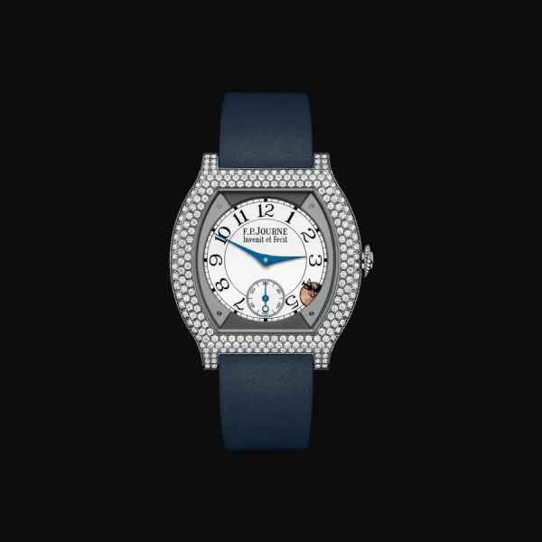 Élégante 40mm Titanium 12 Rows Diamonds