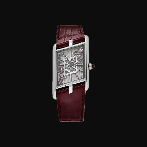 Tank Asymétrique Skeleton Platinum