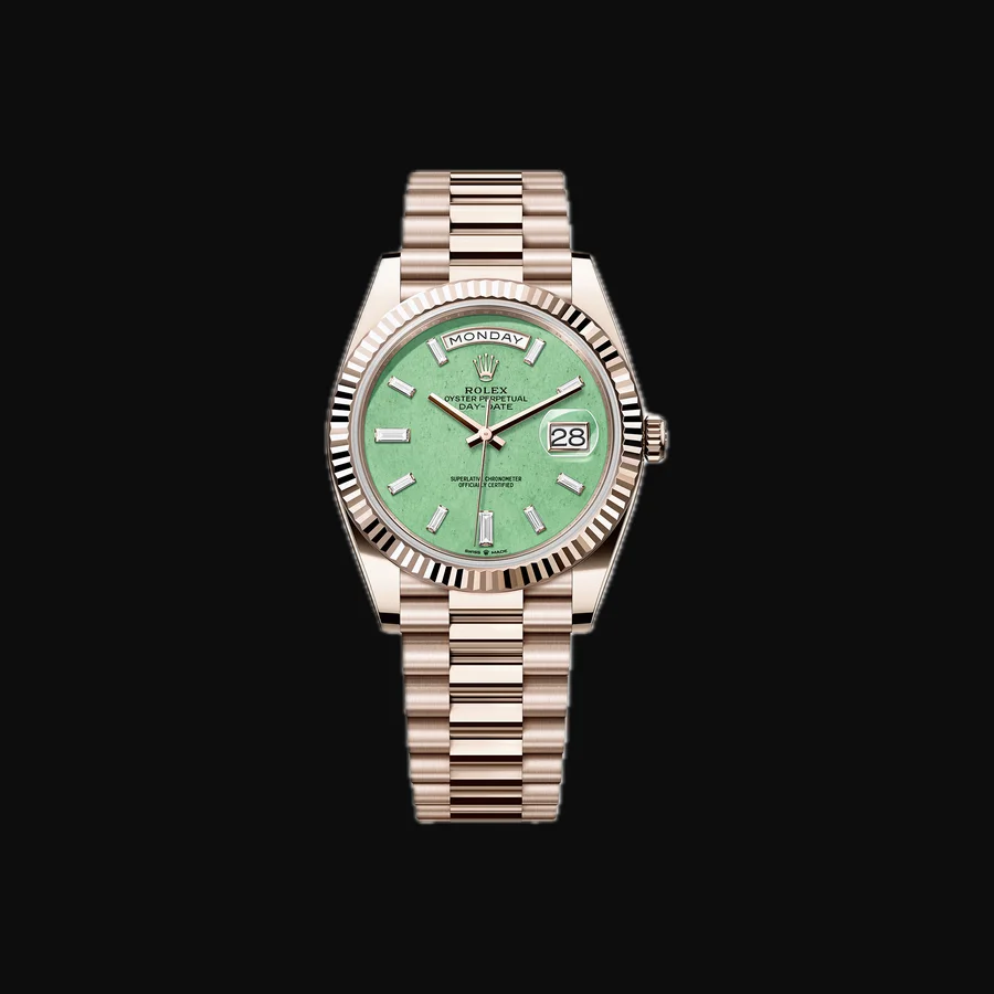 Rolex New Jubilee Gold alloy, diamond markers Ref. 228235