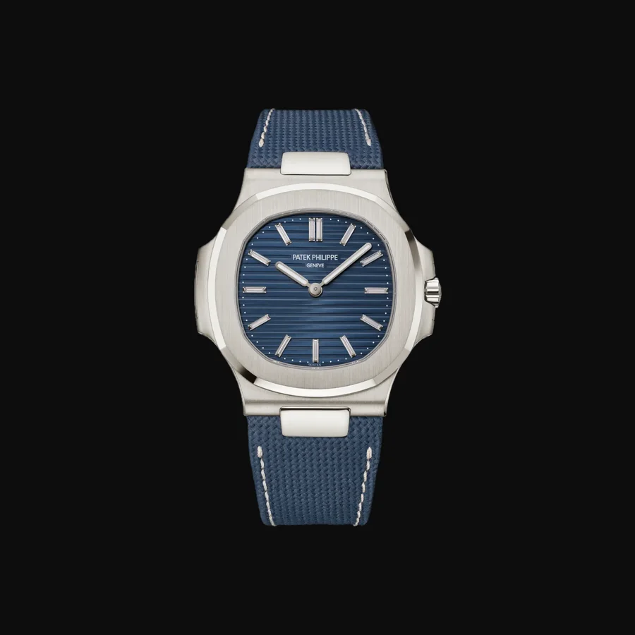 Patek Philippe 50 Years of Nautilus, navy composite strap Ref. 5810G-001