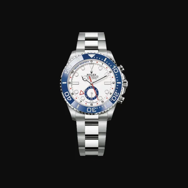 Yacht-Master II — Steel, White Dial "Blue Cerachrom Ring Command bezel"
