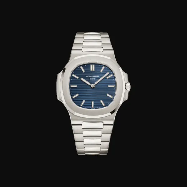 Nautilus White Gold Blue Dial