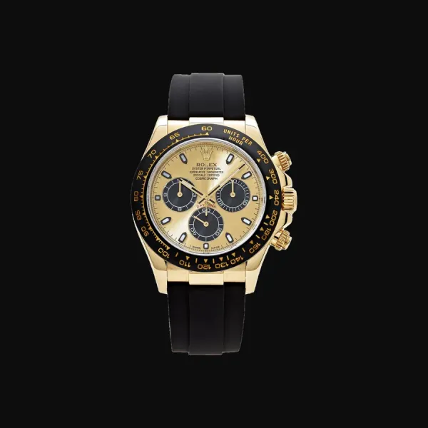 Cosmograph Daytona Yellow Gold Champagne Black Dial
