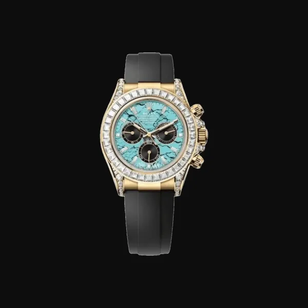 Cosmograph Daytona Yellow Gold Turquoise Dial