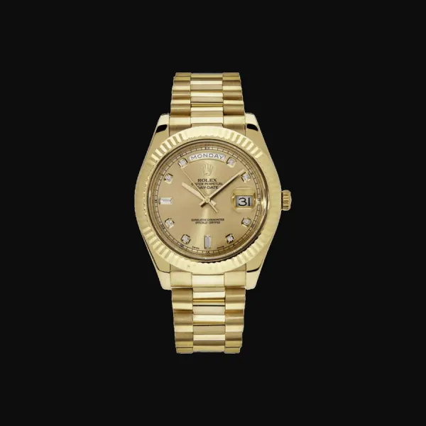 Day-Date Yellow Gold Champagne Diamond Dial