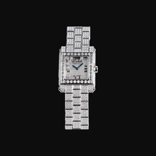 Happy Sport White Gold Diamond Dial