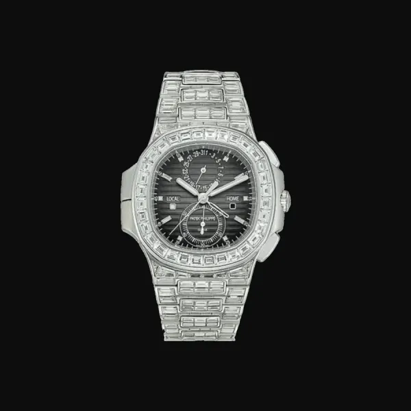 Nautilus White Gold Black Dial