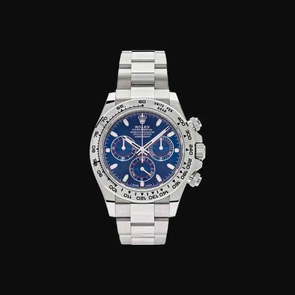 Cosmograph Daytona White Gold Blue Dial