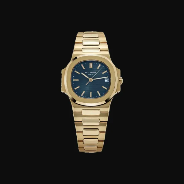 Nautilus Yellow Gold Blue Dial