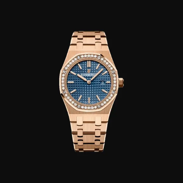 Royal Oak Rose Gold Blue Dial