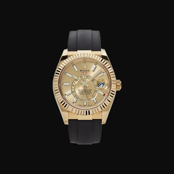 Sky-Dweller Yellow Gold Champagne Dial