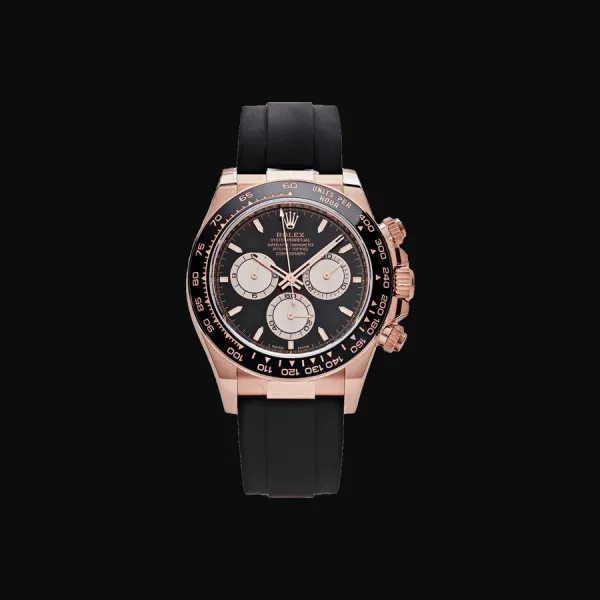 Cosmograph Daytona Rose Gold Black and Sundust Dial