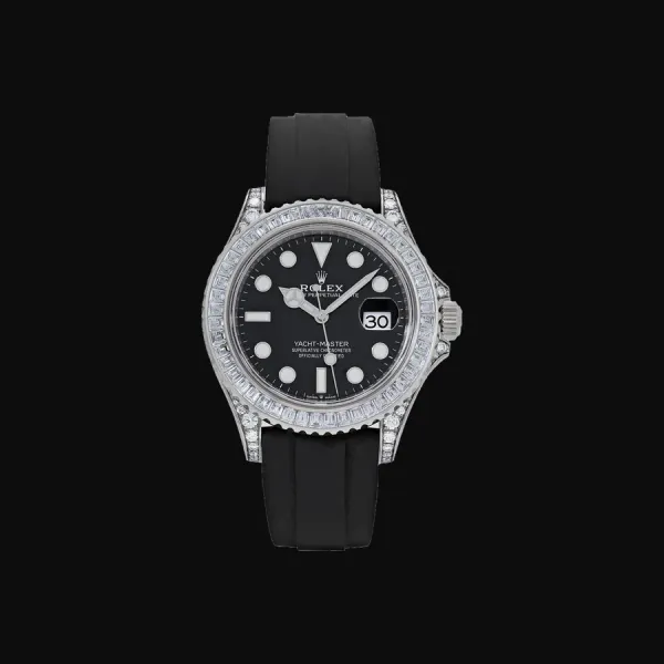 Yacht-Master 42 White Gold Black Dial