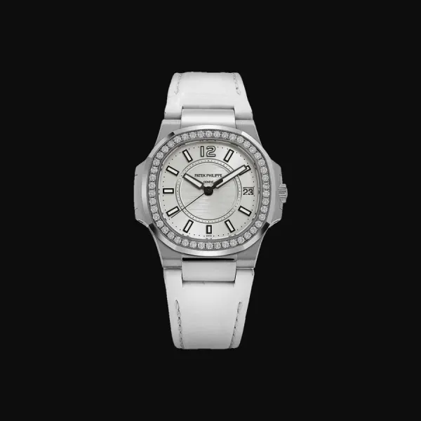 Nautilus White Gold Silver Dial