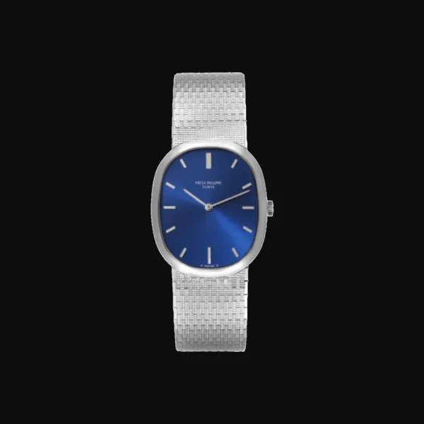 Golden Ellipse Blue Dial