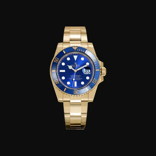 Submariner Yellow Gold Blue Dial