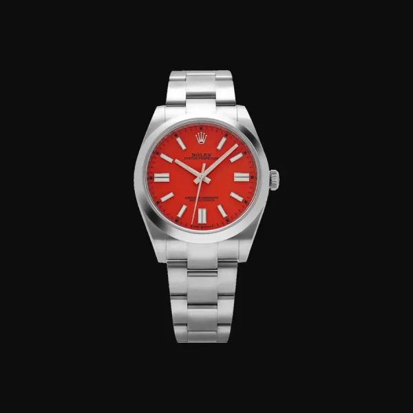 Oyster Perpetual 41 Coral Red Dial