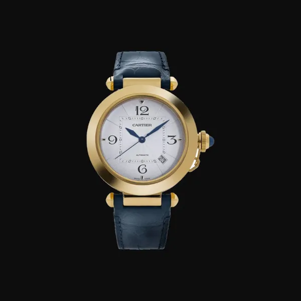 Pasha Yellow Gold White Dial