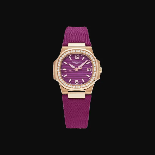 Nautilus Rose Gold Purple Dial