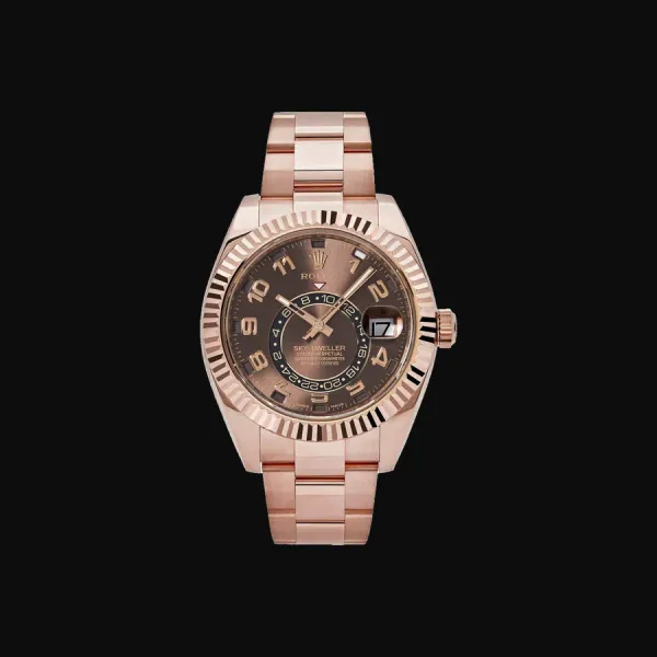Sky-Dweller Rose Gold Chocolate Arabic Numeral Dial