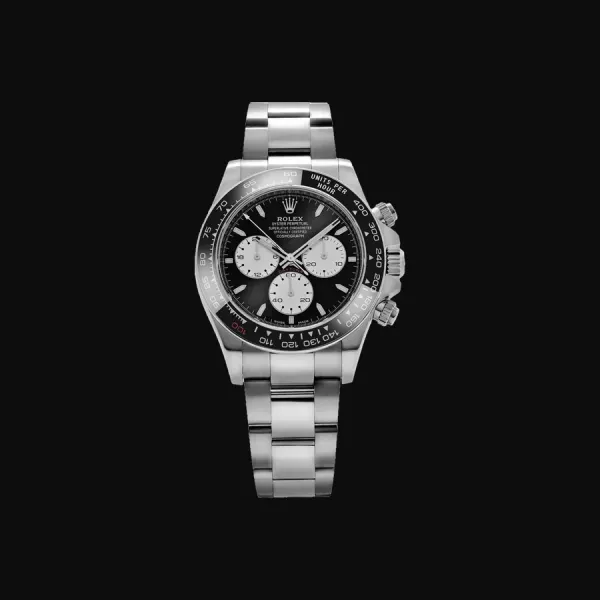 Cosmograph Daytona White Gold Black and White Dial