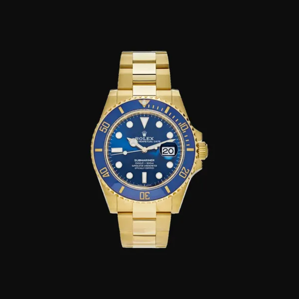 Submariner Yellow Gold Blue Dial
