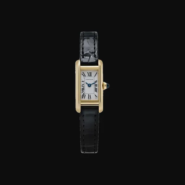 Tank Yellow Gold White Dial