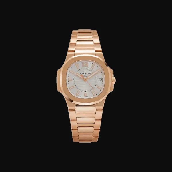 Nautilus Rose Gold Silver Dial