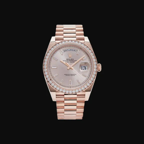 Day-Date 40 Rose Gold Diamond Dial
