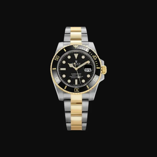 Submariner Oystersteel Yellow Gold Black Dial