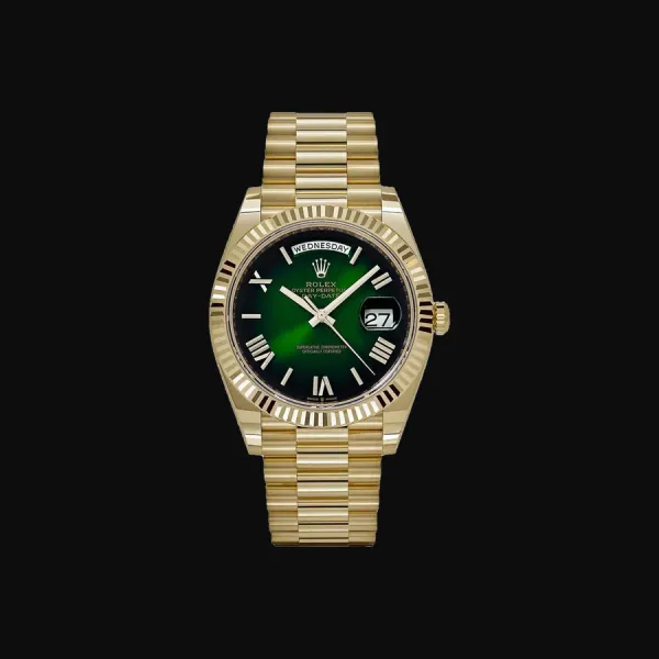 Day-Date 40 Yellow Gold Green Dial