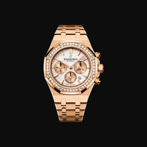 Royal Oak Rose Gold Silver Dial