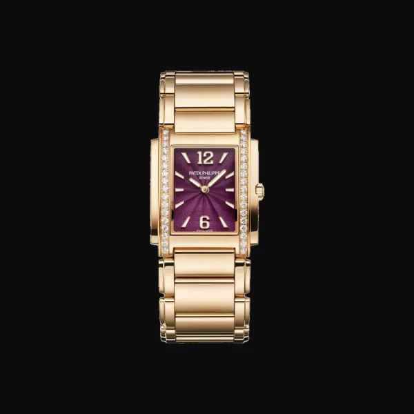 Twenty~4 Rose Gold Purple Dial