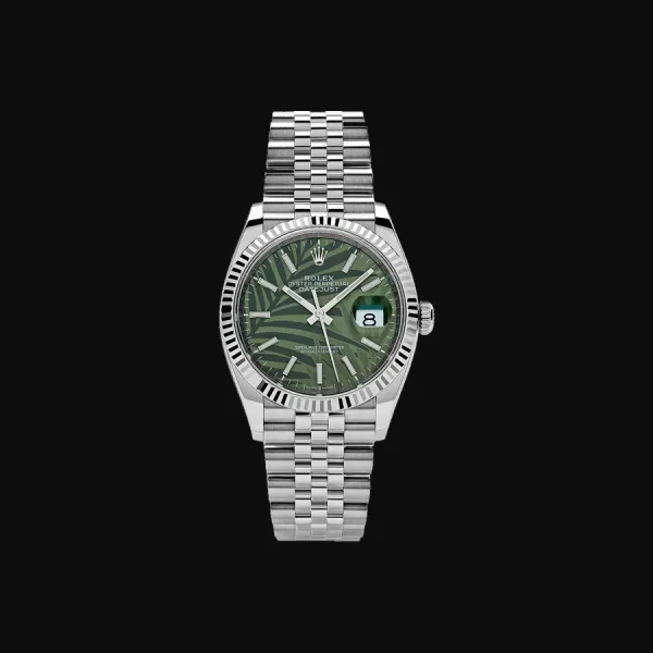 Datejust 36 Olive Green Palm Motif Dial