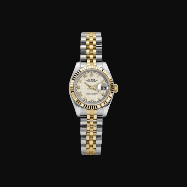Datejust Oystersteel Yellow Gold Ivory Dial