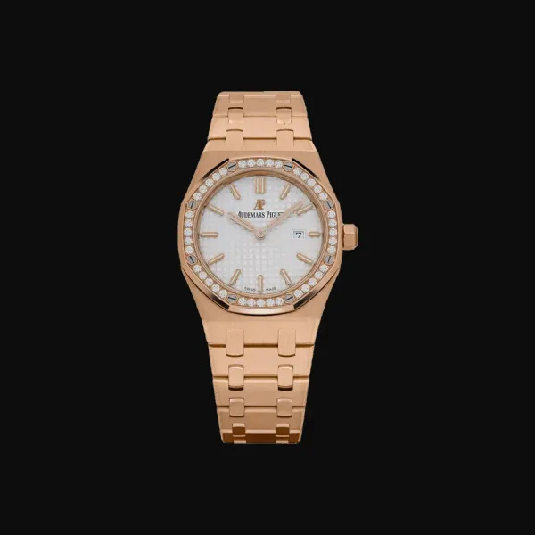 Royal Oak Rose Gold White Dial