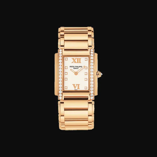 Twenty~4 Rose Gold White Dial