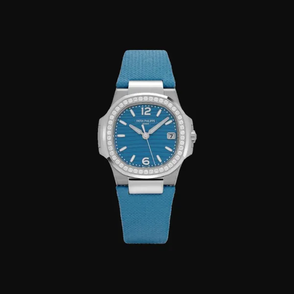 Nautilus White Gold Blue Dial