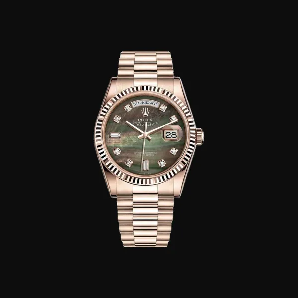 Day-Date 36 Rose Gold Mother of Pearl Diamond Dial