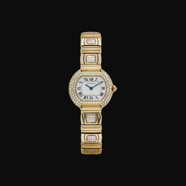 Ellipse Yellow Gold White Dial