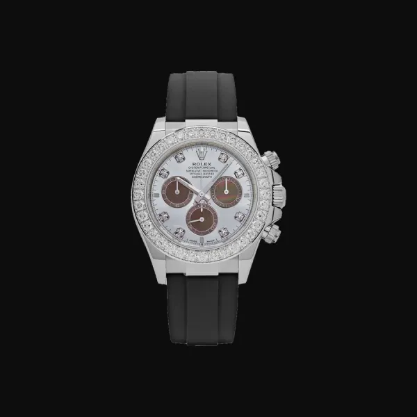 Cosmograph Daytona White Gold Black Dial