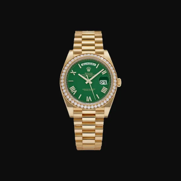 Day-Date 40 Yellow Gold Green Dial